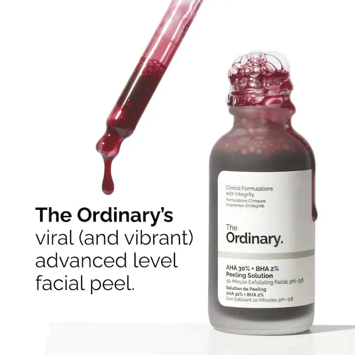 The Ordinary AHA 30% + BHA 2% Exfoliating Peeling Solution