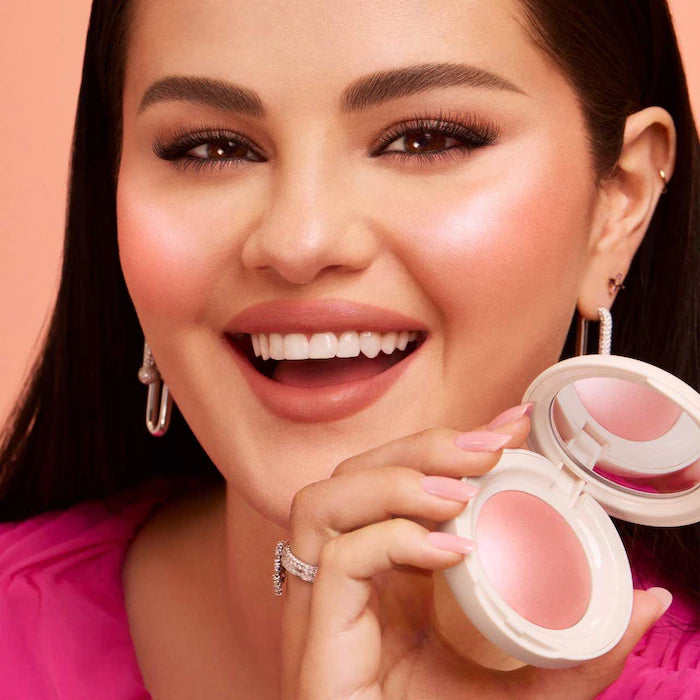 Rare Beauty by Selena Gomez  Soft Pinch Luminous Powder Blush Color: Cheer (Selena's custom shade) - light warm pink