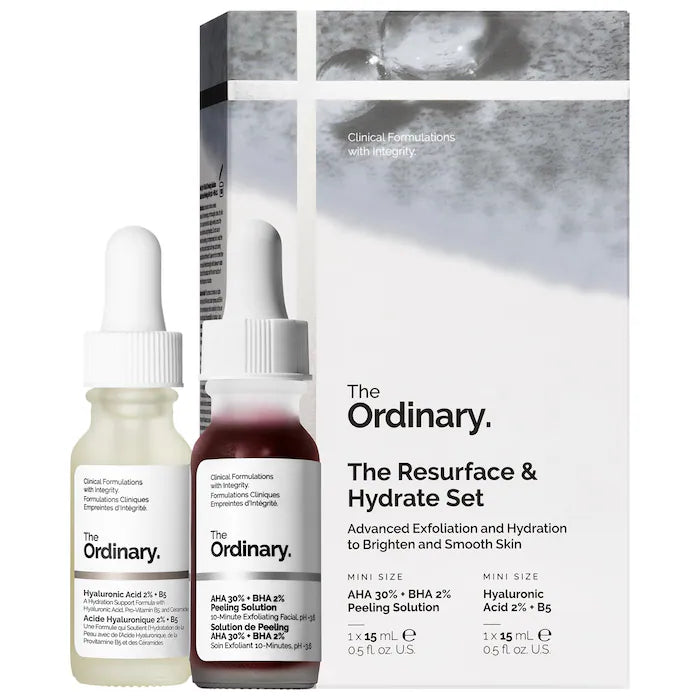 The Ordinary  The Resurface & Hydrate Set with Hyaluronic Acid + AHA